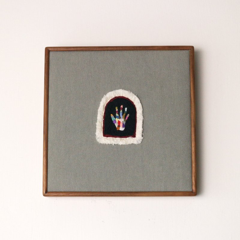 手工刺繡畫作 / 手 - 海報/掛畫/掛布 - 繡線 多色