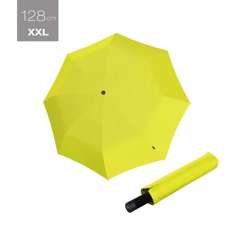 【Knirps德國紅點傘】Knirps. U.090超輕大傘面摺疊傘-Yellow - 雨傘/雨衣 - 防水材質 黃色