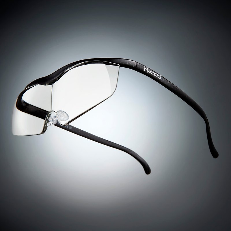 抗藍光閱讀好物 日本Hazuki眼鏡式放大鏡1.85倍-大鏡片(黑) - 眼鏡/眼鏡框 - 塑膠 黑色