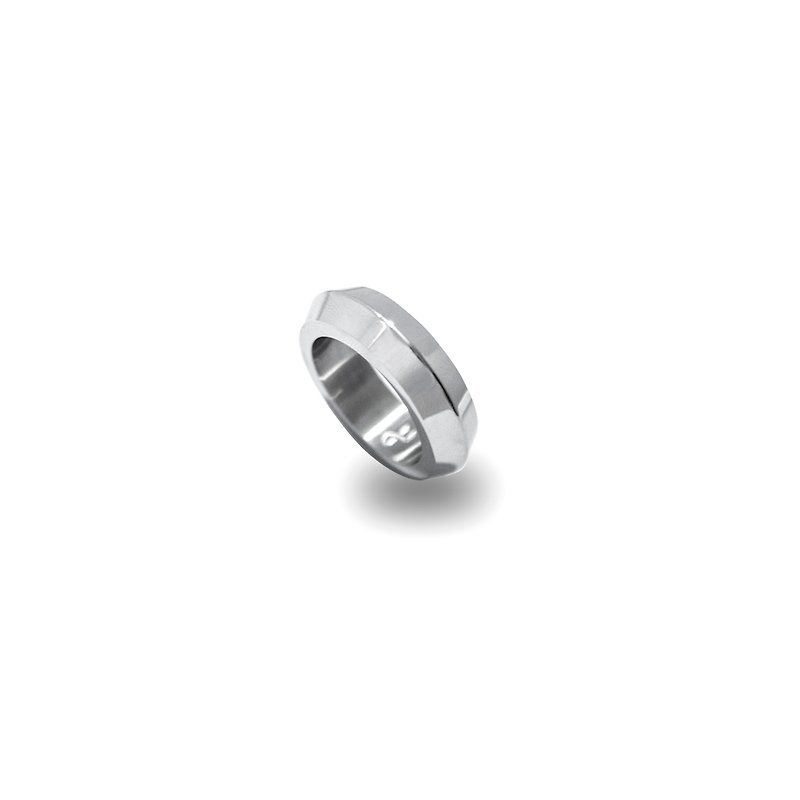 Recovery Blade Steel Ring - Couples' Rings - Stainless Steel Silver