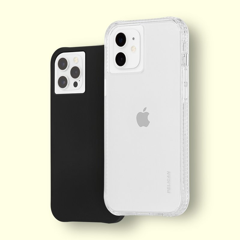 iPhone  12系列 - Pelican Ranger 手機殼 - 透明/黑色 - 手機殼/手機套 - 塑膠 黑色