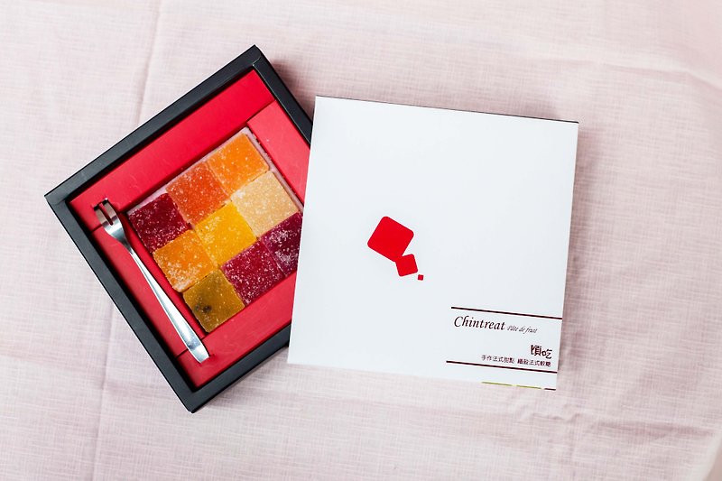 獨特推薦春節伴手禮盒  9種水果綜合法式喜糖禮盒-好吃又健康 - 零食/點心 - 新鮮食材 紅色