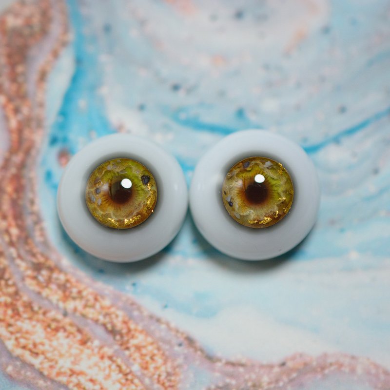 (Instock) bjd eyes 8/16 mm - Stuffed Dolls & Figurines - Resin Green