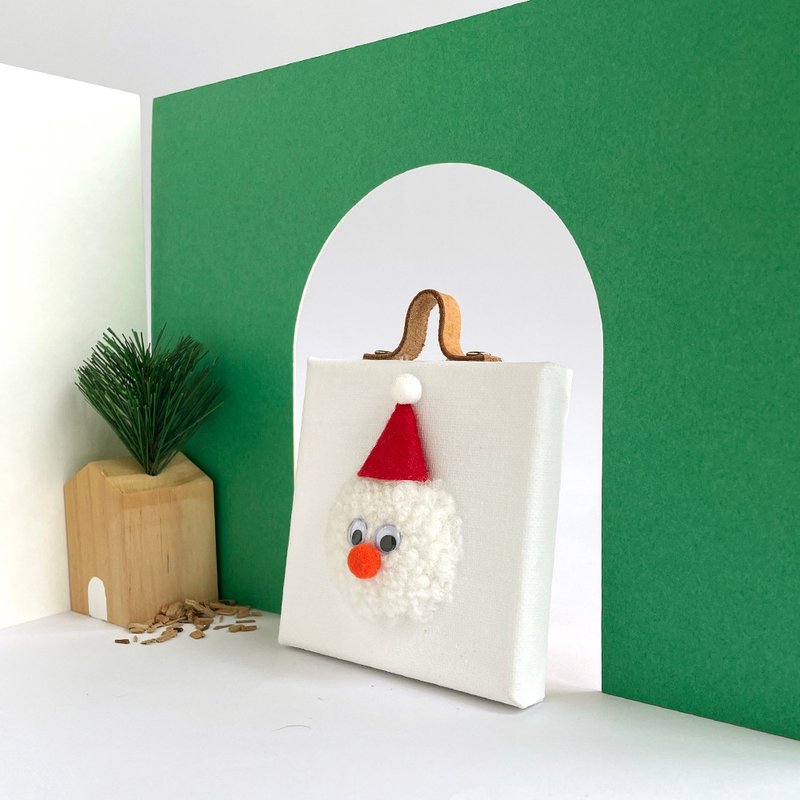 聖誕節迷你立體掛飾畫 - 擺飾/家飾品 - 其他材質 咖啡色