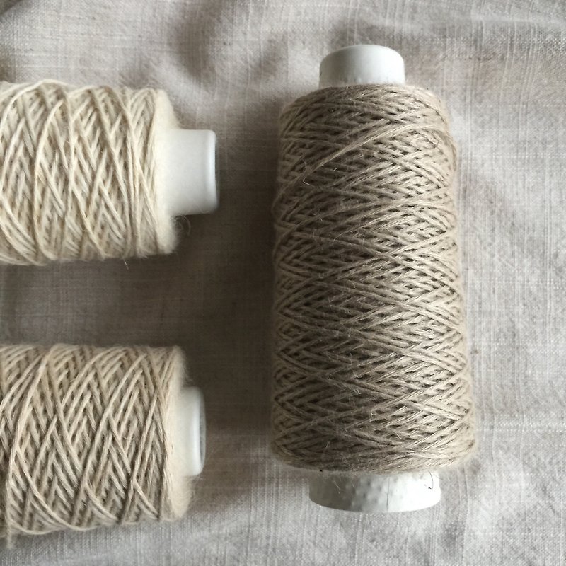 Immaculate-day limit for hand woven twine beige wire - เย็บปัก/ถักทอ/ใยขนแกะ - ผ้าฝ้าย/ผ้าลินิน 
