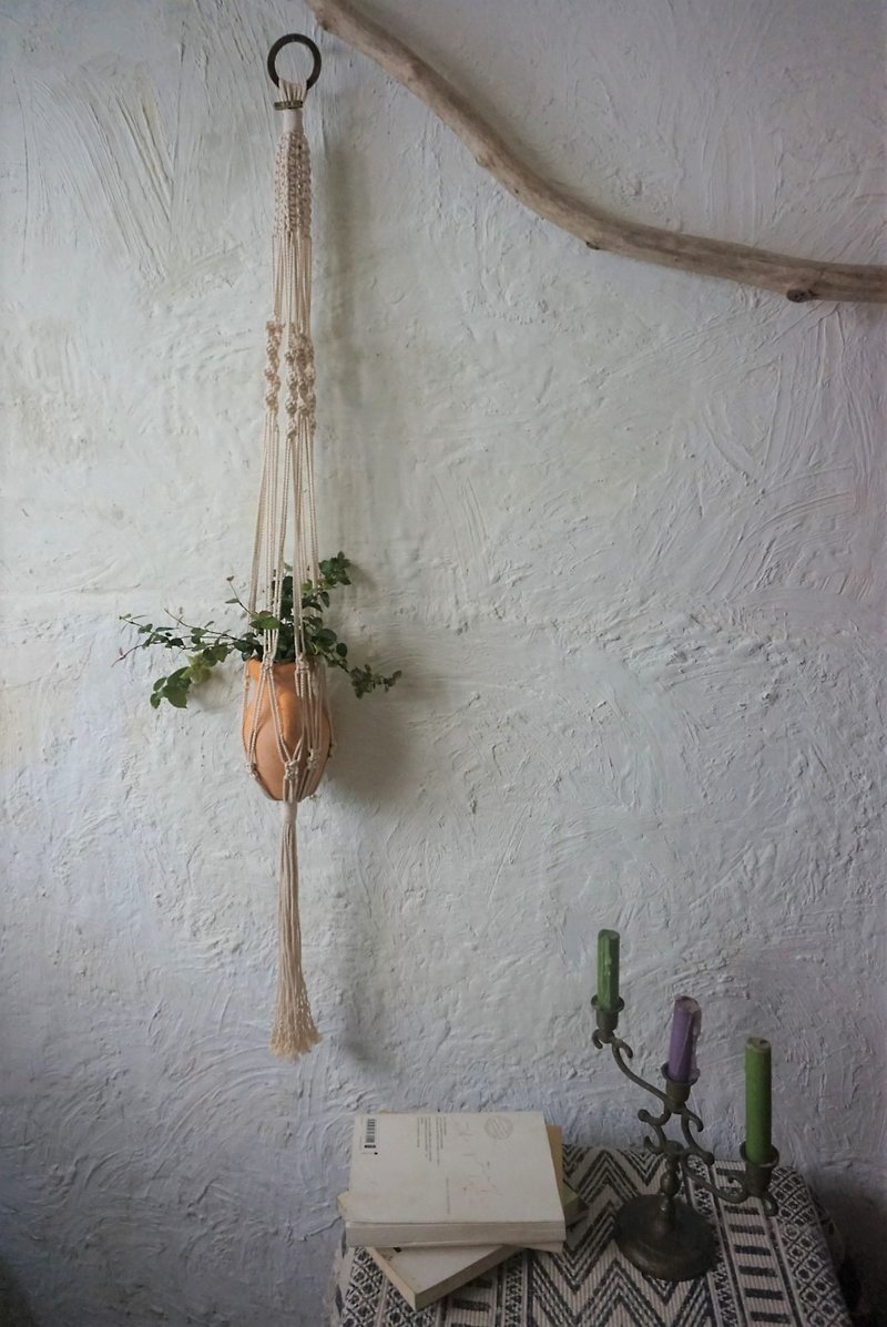 MACRAME Medieval Style Hand-woven Plant Hanging Basket