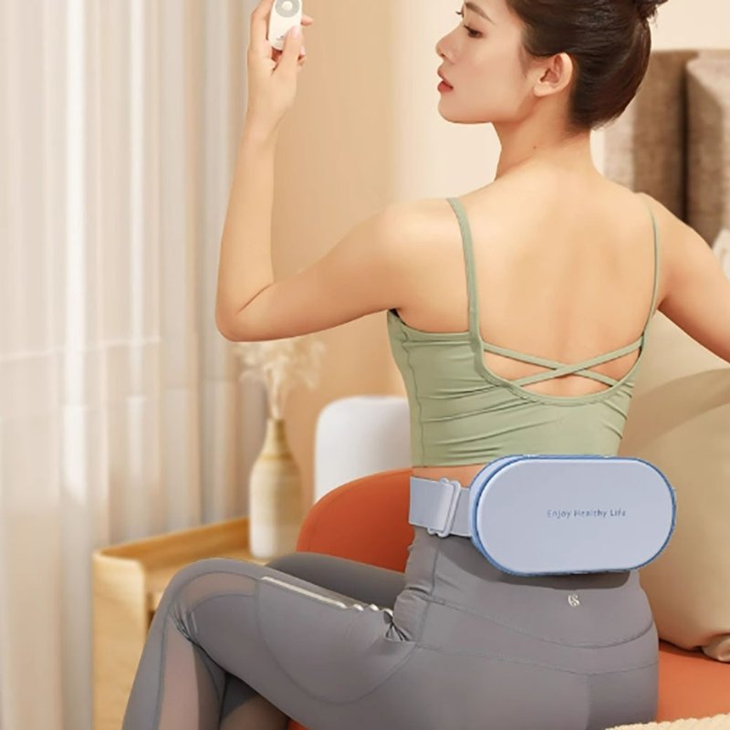 [Free shipping] Hezheng waist massager hammering massage lumbar massager waist massage artifact HZ-Y3 - Gadgets - Other Materials Blue