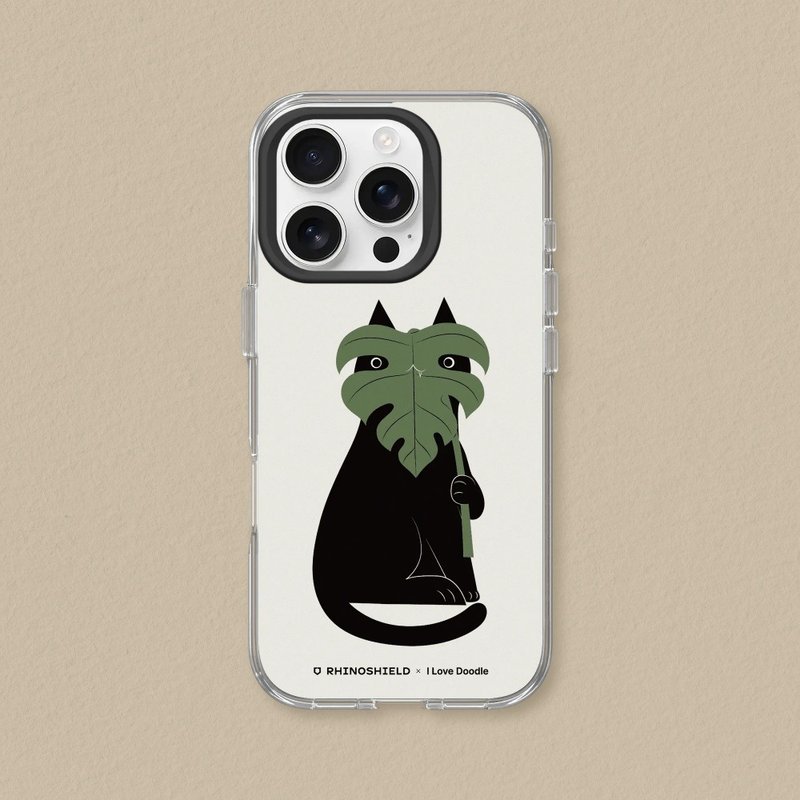 Clear transparent anti-fall phone case∣ilovedoodle series/turtle taro for iPhone - Phone Cases - Plastic Transparent