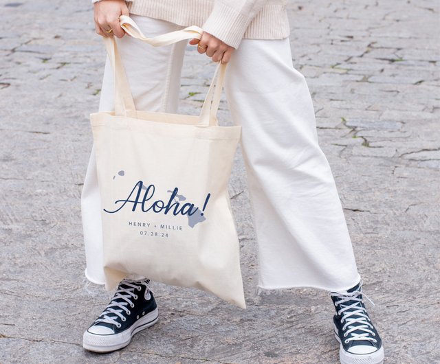  Personalized Canvas Tote Bags for Women w/Name & Text