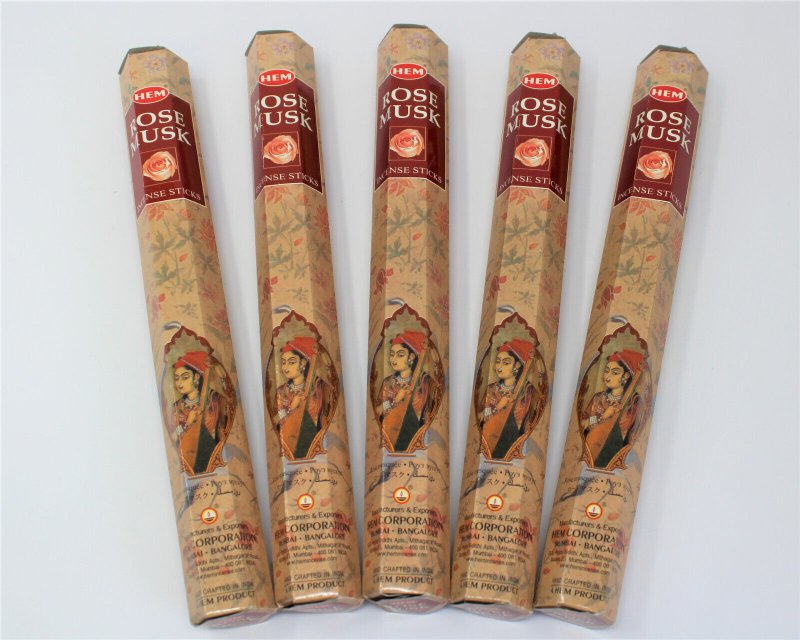 【Pre-order】HEM Rose Musk Incense sticks - น้ำหอม - วัสดุอื่นๆ สึชมพู