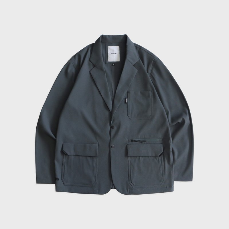 DYCTEAM - RePET Blazer (gray) - 男西裝外套 - 其他材質 灰色