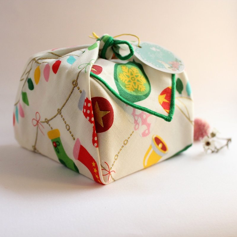 Natural flavor festive cloth gift box - gift exchange gift - ผลิตภัณฑ์ล้างมือ - พืช/ดอกไม้ หลากหลายสี