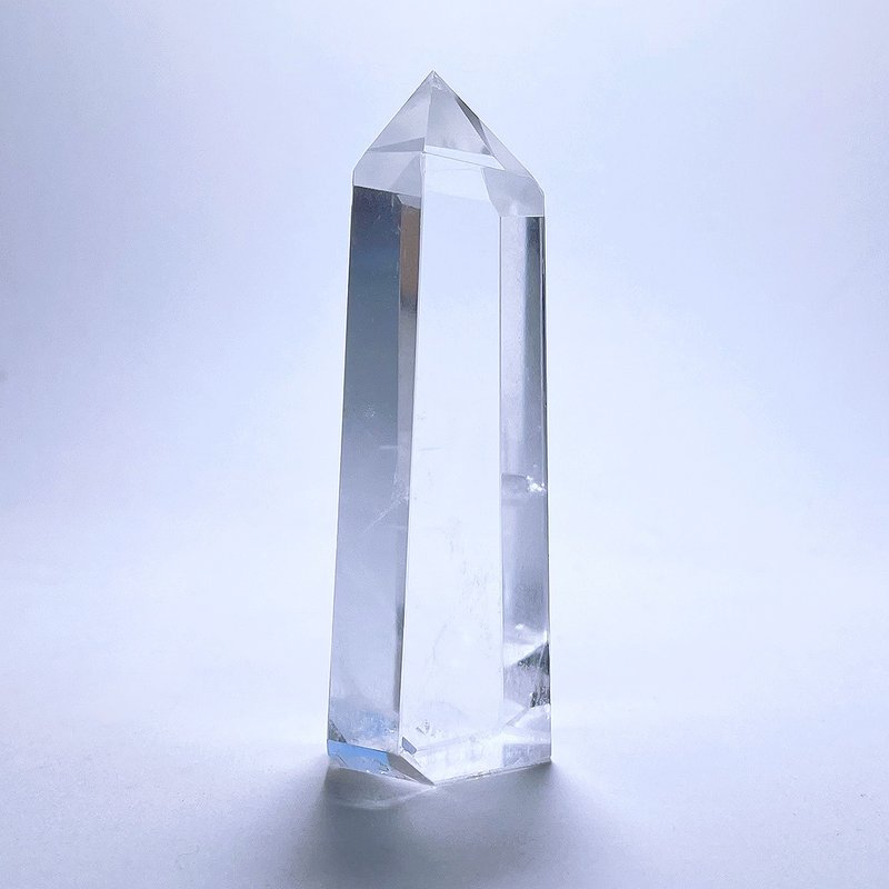 Natural mineral blue needle crystal column - Items for Display - Gemstone Transparent