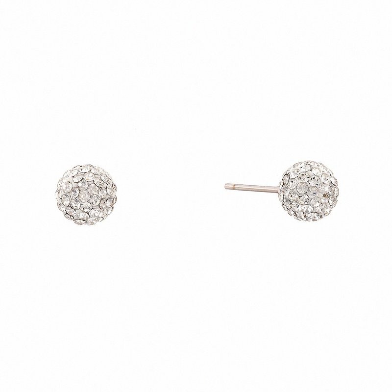 LUCIANO MILANO Eternal Snow sterling silver earrings - ต่างหู - โลหะ สีเงิน