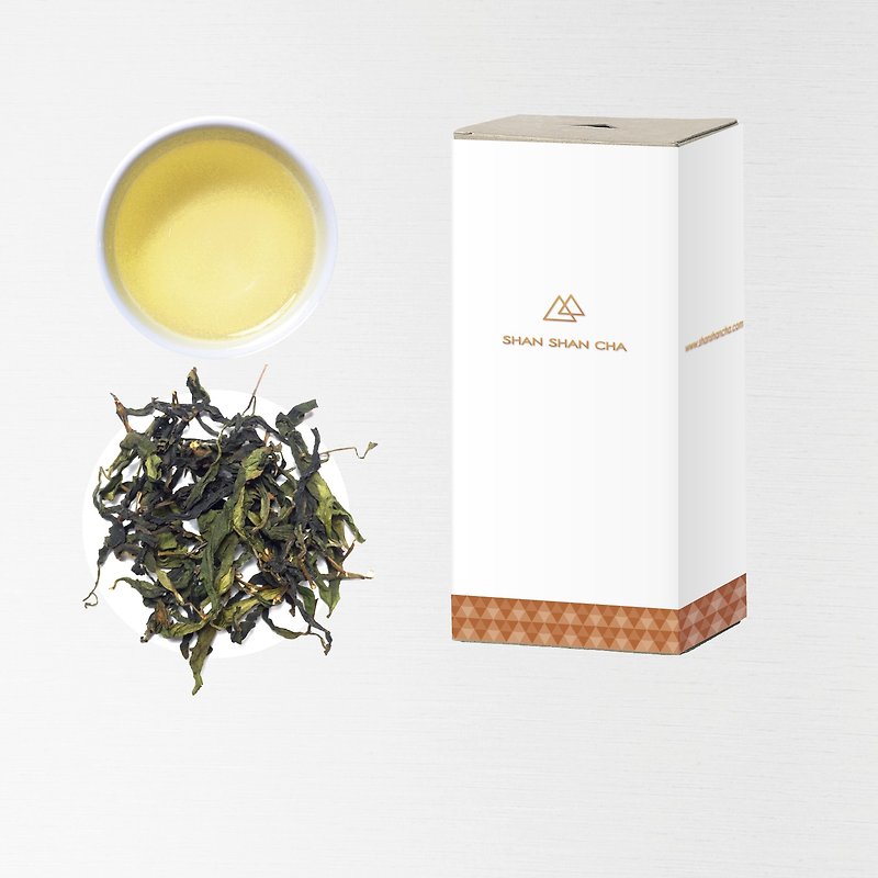 【山山來茶】自然農法 茶葉補充包 阿里山手作白茶 (30g/盒) - 茶葉/茶包 - 其他材質 金色