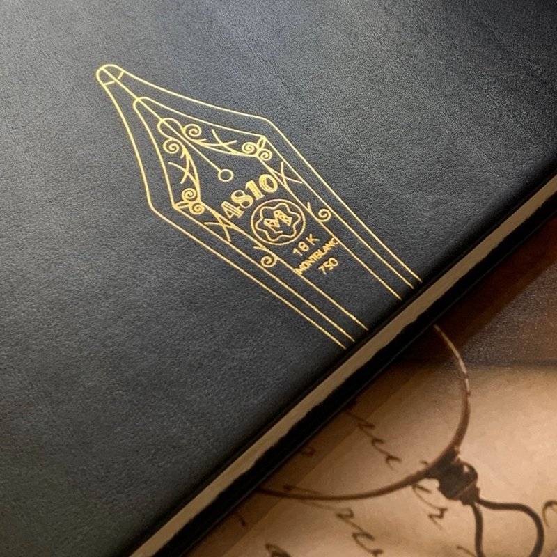 MONTBLANC 萬寶龍限量珍藏版簽名簿 I 真皮 細膩 手工製作 - 筆記本/手帳 - 真皮 黑色