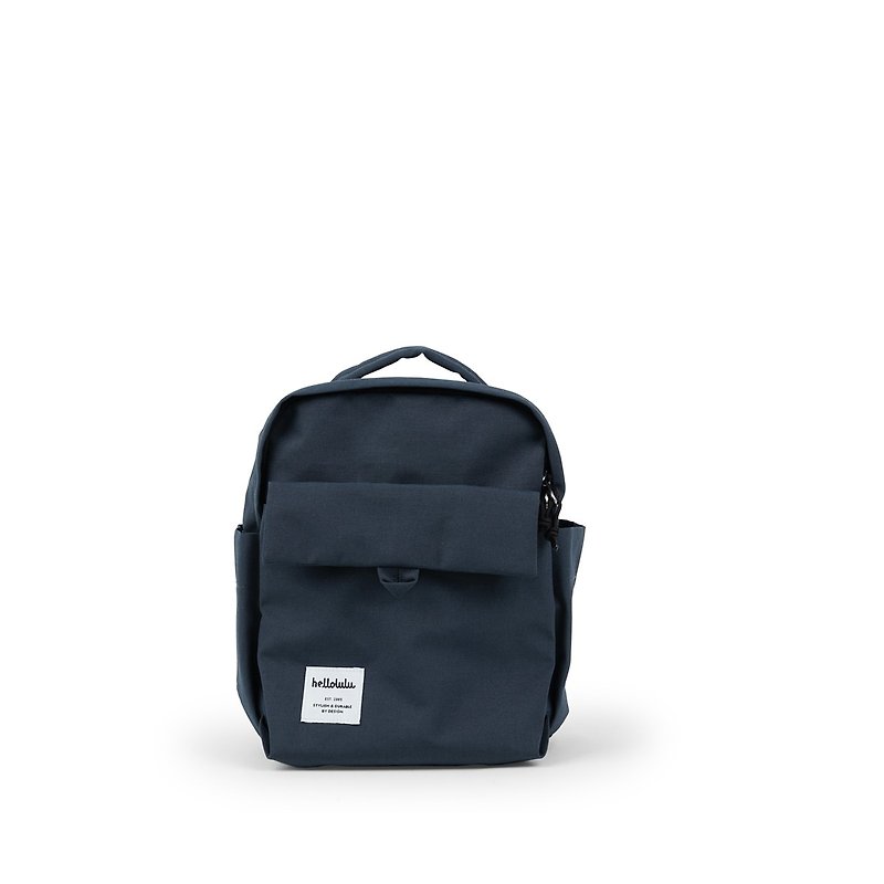 CARTER JR. ECO Mini Daypack Cute Small Backpack Purse Phone Bag (Dark Sapphire) - Backpacks - Eco-Friendly Materials Blue