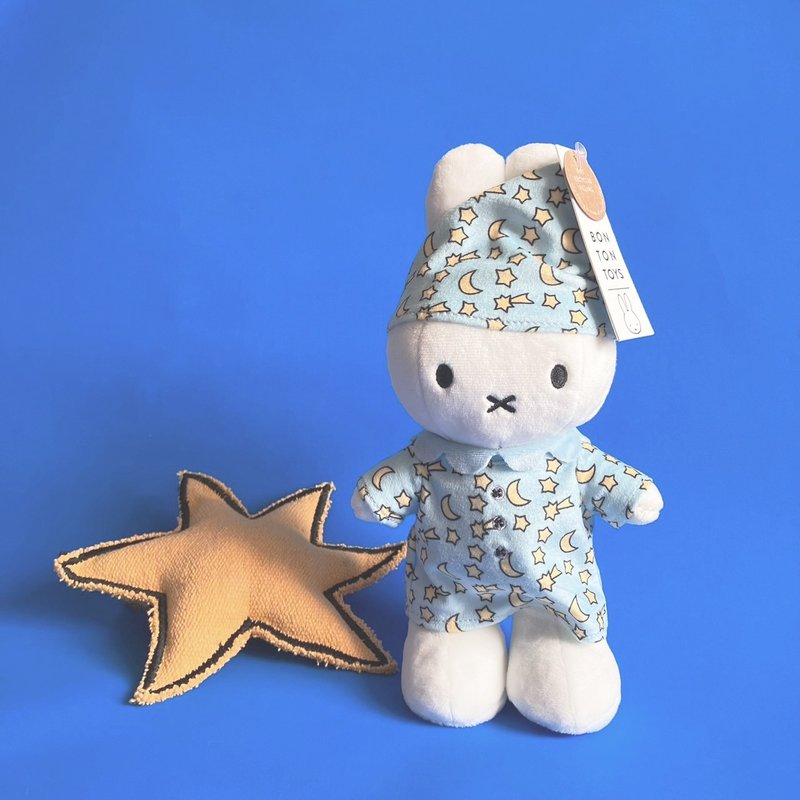 BON TON TOYS Miffy Stuffed Doll - Good Night Bunny Blue 24cm - ตุ๊กตา - เส้นใยสังเคราะห์ สีน้ำเงิน