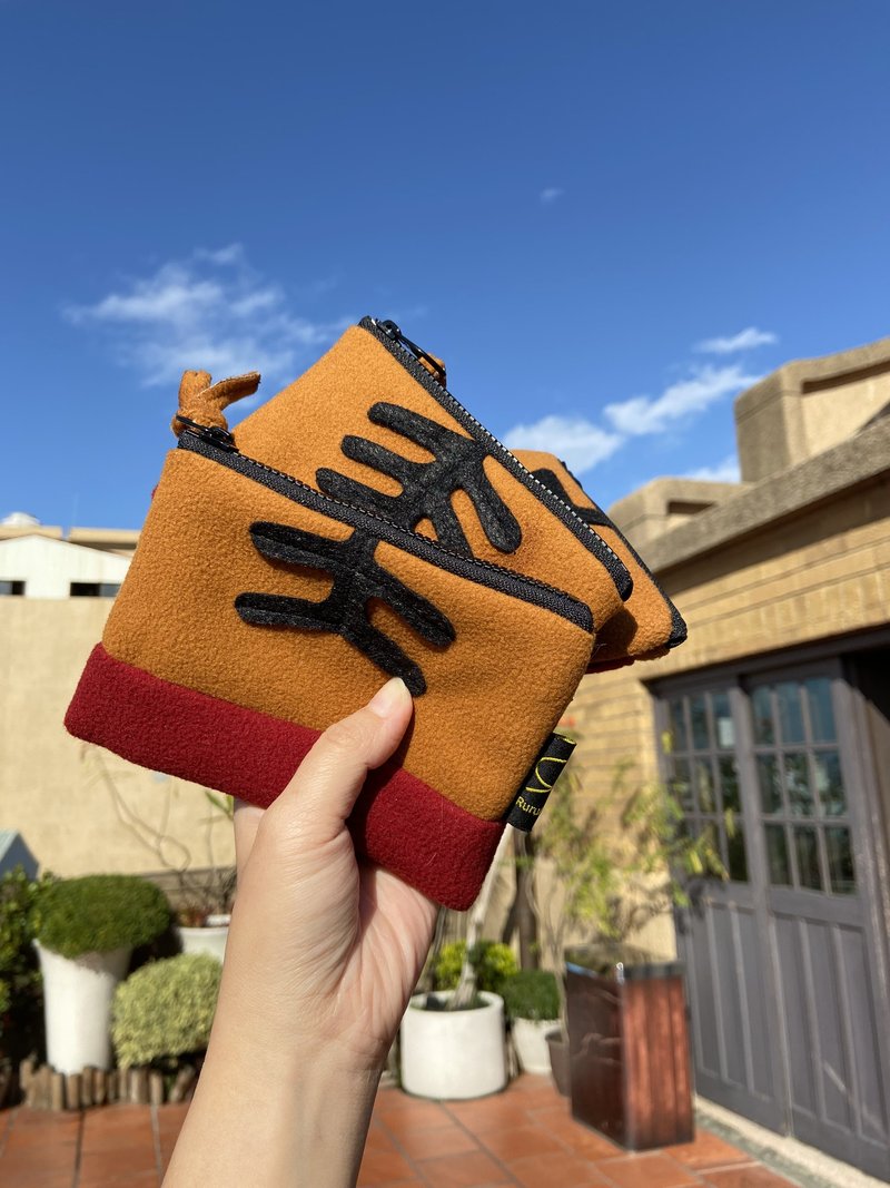 RuruRoad /アフ小銭入れ/布赤い封筒/小物袋/年間限定商品 - ご祝儀袋・ポチ袋 - コットン・麻 レッド