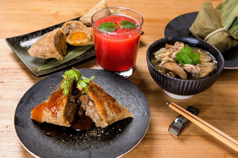 [Dragon Boat Festival Exclusive] Private Kitchen Party - Make Your Own Taiwanese Meat Zongzi Set - Cuisine - Other Materials 