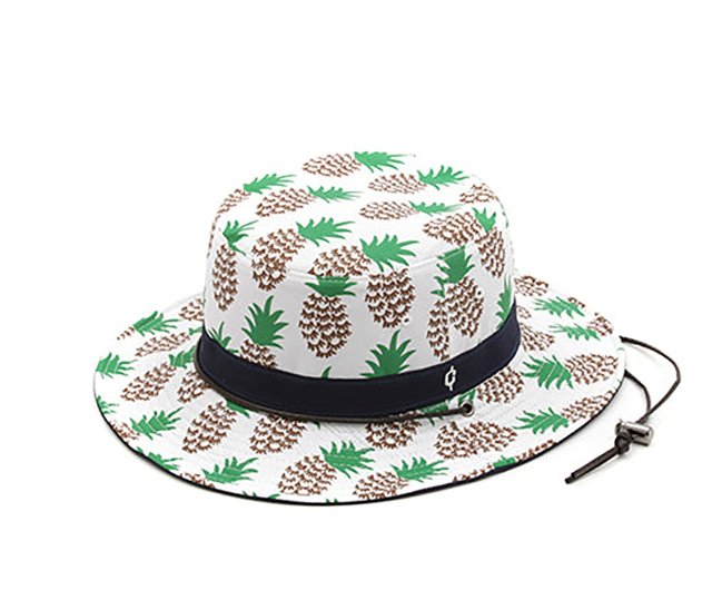 Pineapple bucket hat with sales string