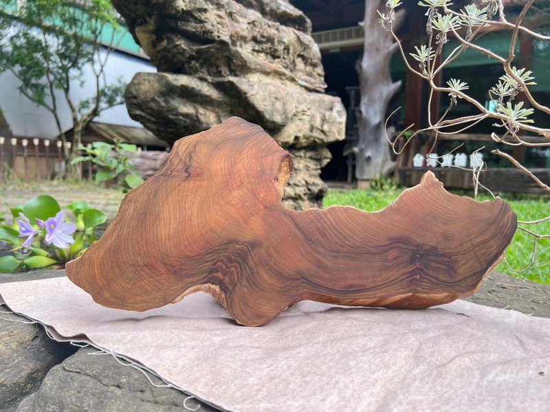 Taiwan Xiao Nan heavy oil countertop/tea tray/dachshund shape - Items for Display - Wood Brown