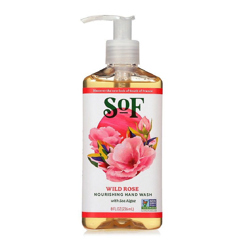 South of France Herbal Essential Oil Hand Lotion Rose Chanson 236ml - Hand Soaps & Sanitzers - Other Materials Red