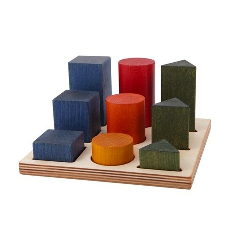 Wooden Story - 原木形狀分類板 - Rainbow - 寶寶/兒童玩具/玩偶 - 木頭 