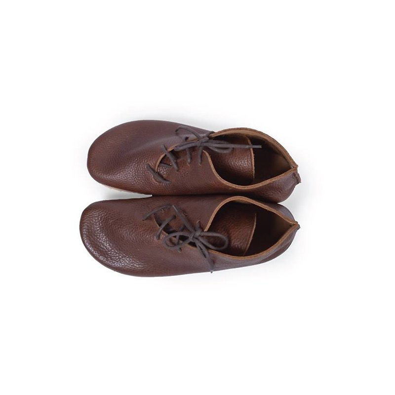 oqLiq - Thread - island 4R  (brown) 42(9-9.5) - รองเท้าลำลองผู้ชาย - หนังแท้ 