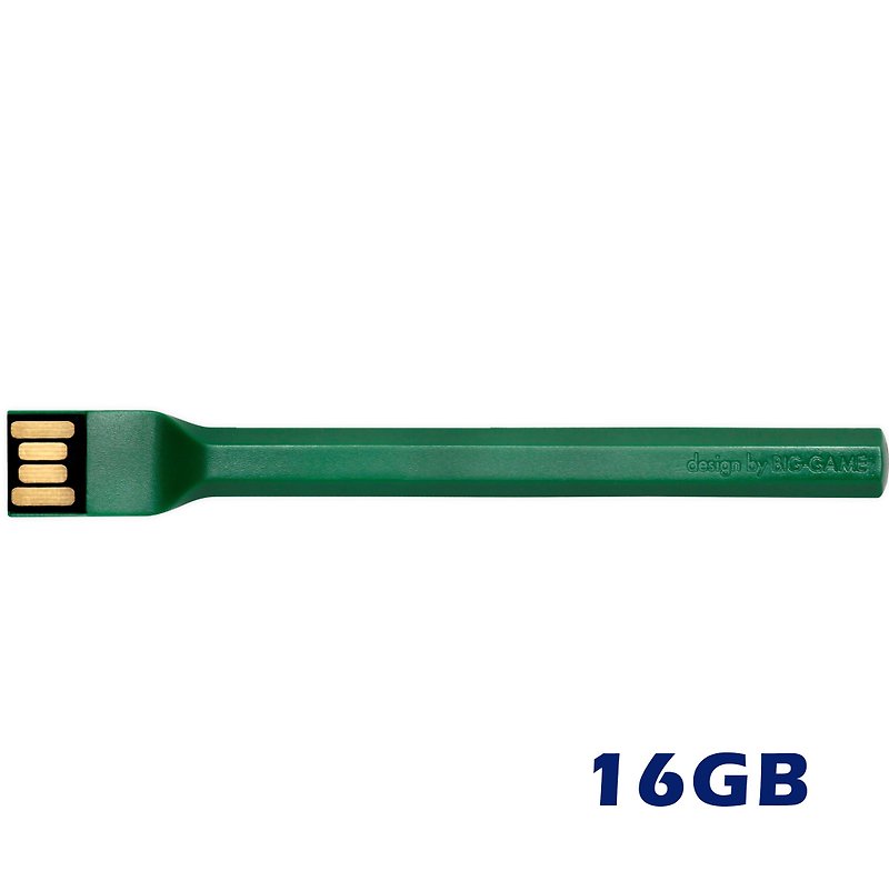 BIG-GAME PEN 16GB USB 記憶棒 隨身碟 (綠色) - USB 手指 - 塑膠 綠色
