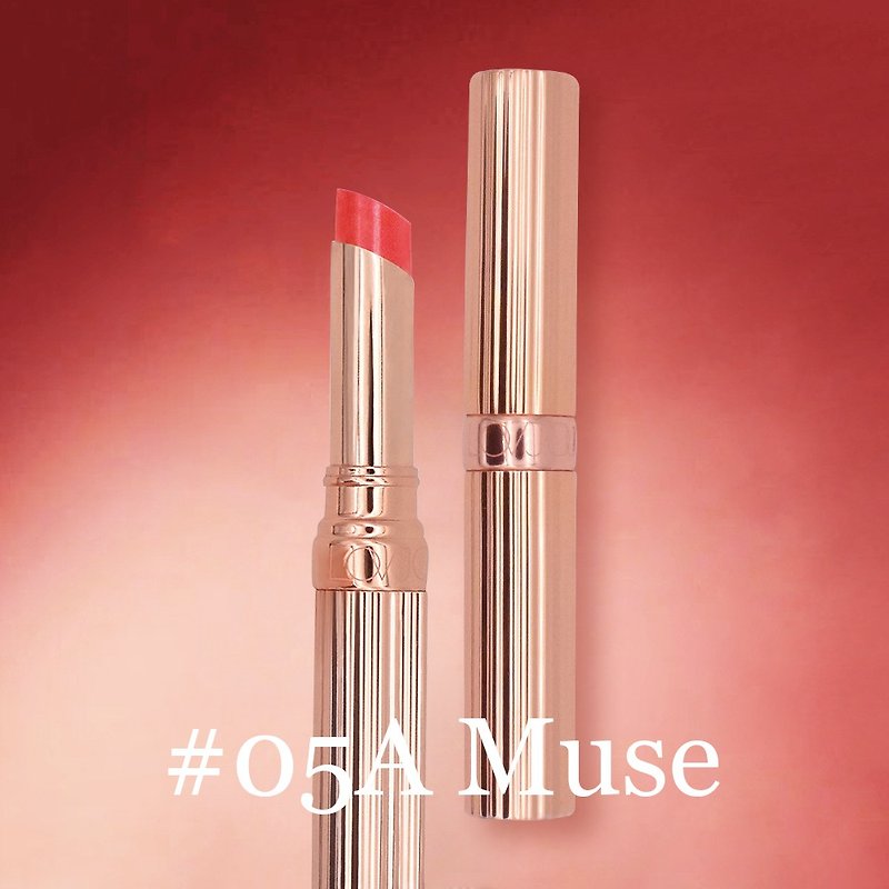 Morning Dew Lipstick 05 Pleasure Muse-Coral Pink Orange - ลิปสติก/บลัชออน - วัสดุอื่นๆ หลากหลายสี