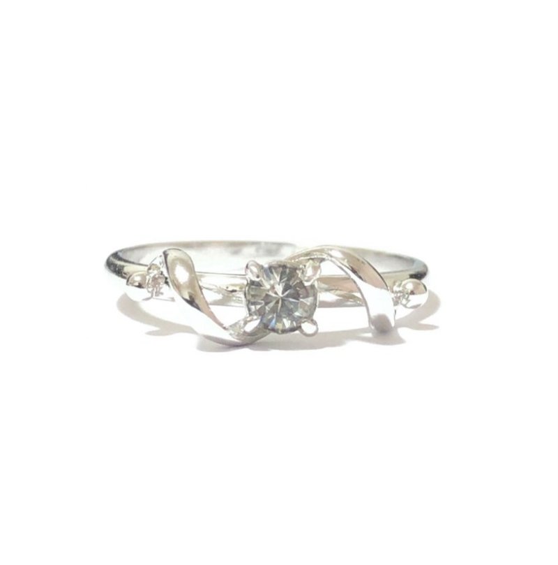 Turn around ring (ピンキーリング可能) - 戒指 - 其他金屬 銀色
