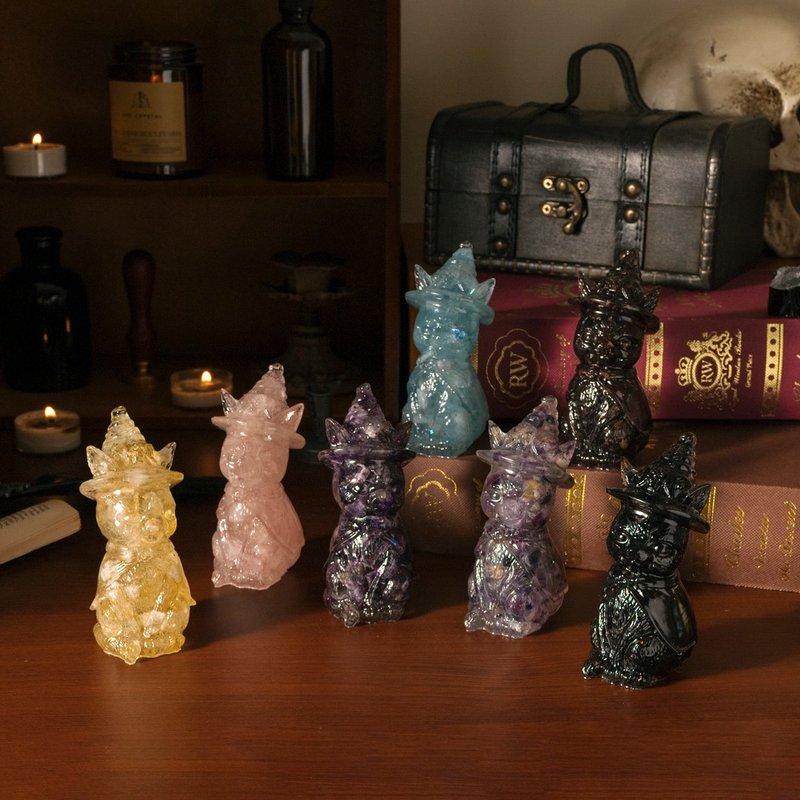 【魔法能量萌寵】星辰賢者-七款可選 - 擺飾/家飾品 - 水晶 多色