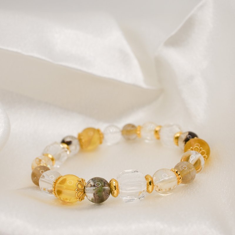 琉金光穗・晶石手鍊 - 手鍊/手環 - 半寶石 