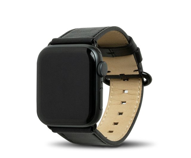 Alto Apple Watch 38/40/41mm 革バンド – カラス黒 - ショップ alto