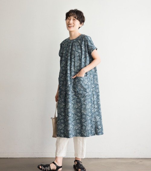 Pure cotton, flower lover pattern, simple, transparent