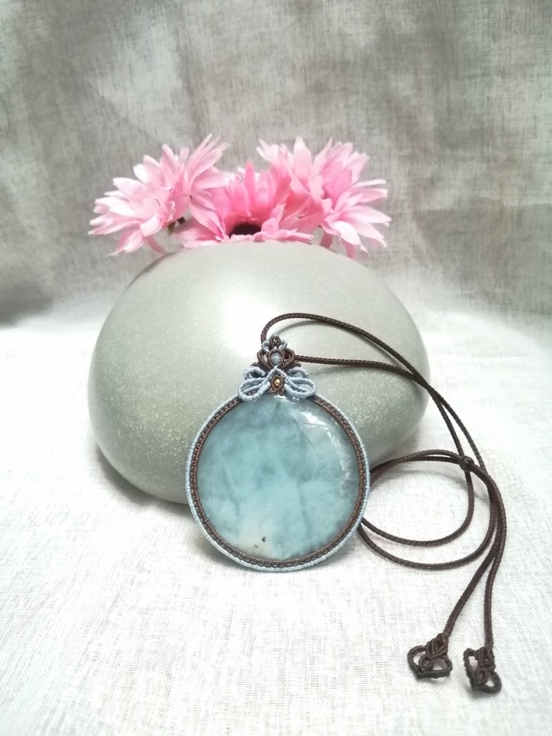 Aquamarine Pendant - Necklaces - Semi-Precious Stones Blue