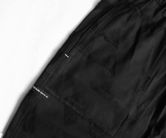 DYCTEAM - Triangle jacquard loose trousers (black) - Shop DYCTEAM