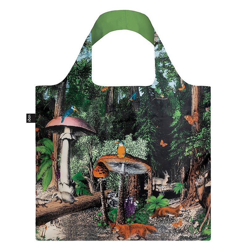 LOQI Shopping Bag - Black Forest KWBF - Messenger Bags & Sling Bags - Plastic Multicolor