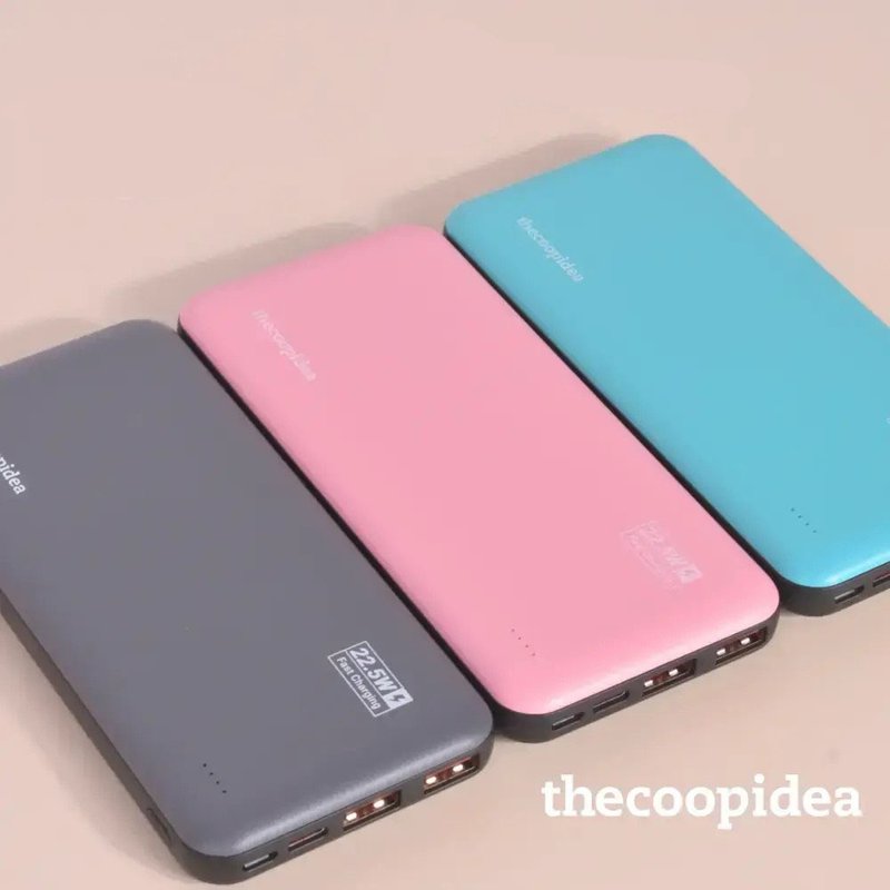 10000毫安充電寶 22.5W PD手機QC快充iPhone移動電源 Gummy Pro2 - 行動電源/充電線 - 其他材質 灰色