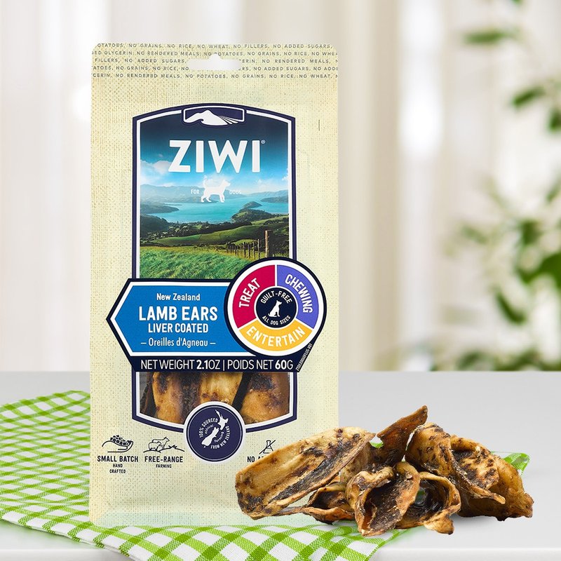 【狗零食】ZIWI巔峰 羊耳 天然風乾零食 潔牙骨 耐咬 - 寵物零食/肉乾 - 新鮮食材 