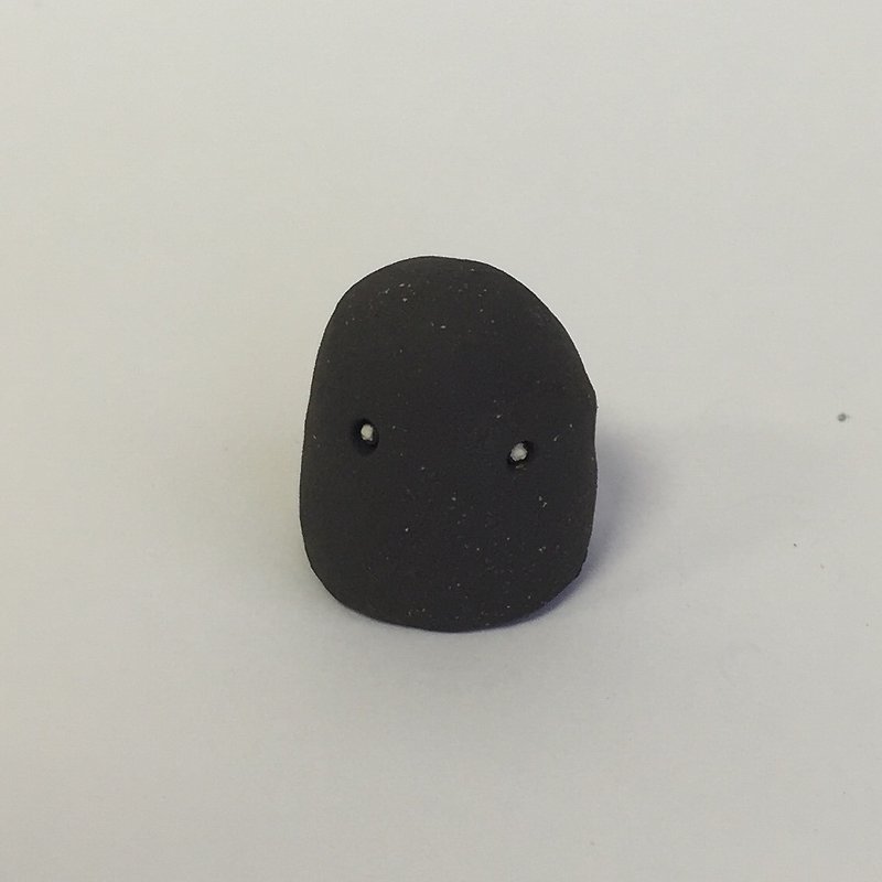 ブロックタオシリーズ - デセプション（Anhei -02）治癒は、小さなデスクトップシステムの陶器の飾りました - 置物 - 陶器 ブラック