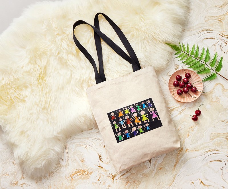 found me canvas tote bag - Handbags & Totes - Eco-Friendly Materials 