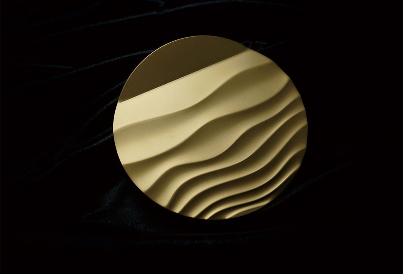 Shimmer Platter-Matt Gold - จานเล็ก - สแตนเลส 