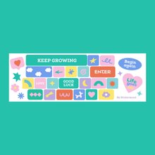 Keep growing keyboard sticker - 貼紙 - 其他材質 多色