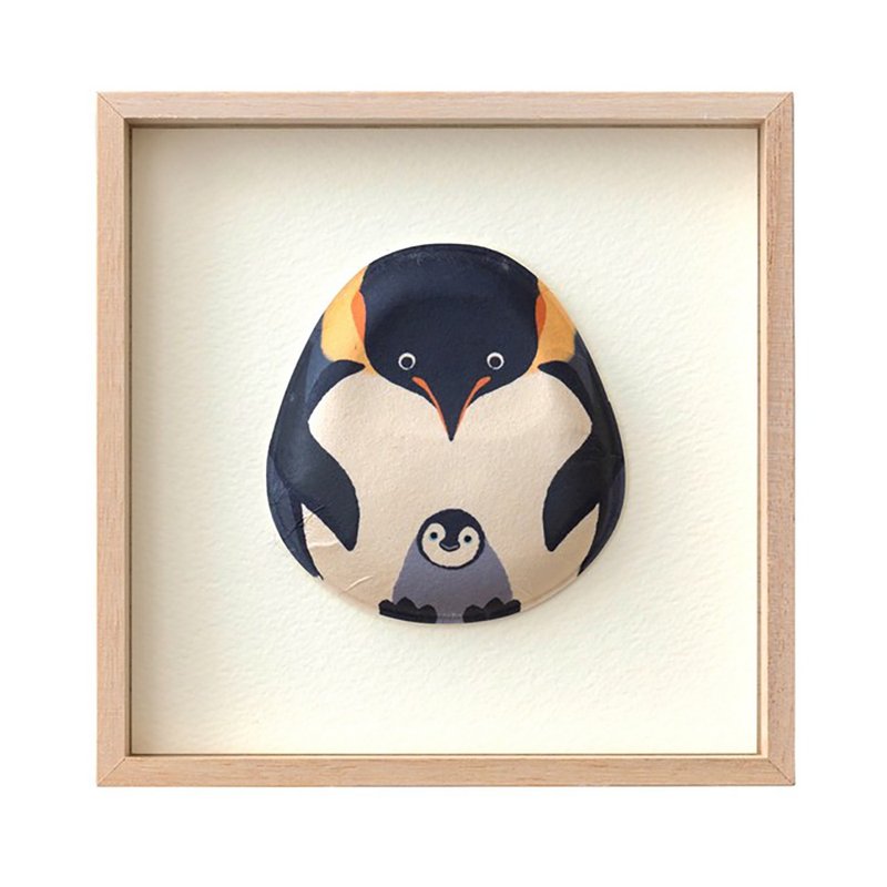 Washi Ornaments - Penguin - ของวางตกแต่ง - กระดาษ สีเทา