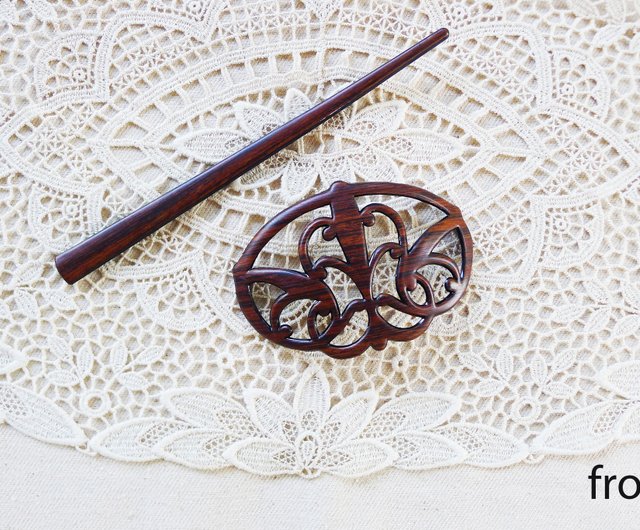 ブラック ヘアピン プラスチック製 my-mama_8153