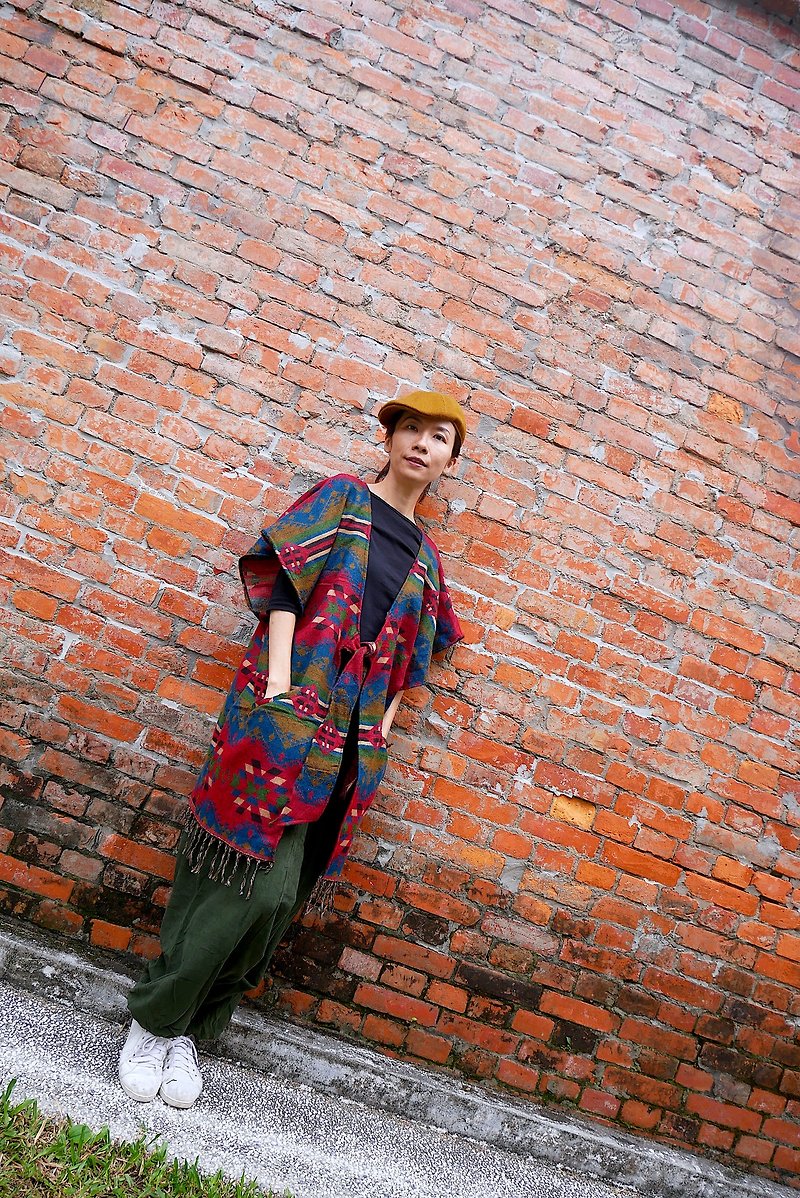 ginagypsy kimono poncho - Other - Wool Multicolor
