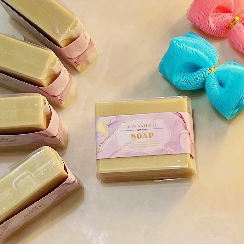 Cocoa Tamanu Soap 110g General Skin Handmade Soap Bath Soap Facial Cleansing Soap - สบู่ - วัสดุอื่นๆ ขาว