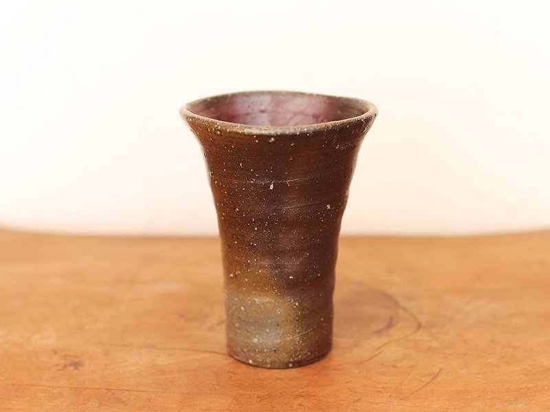 Bizen Baked Sake Brewery (Medium) b2-043 - Cups - Pottery Brown